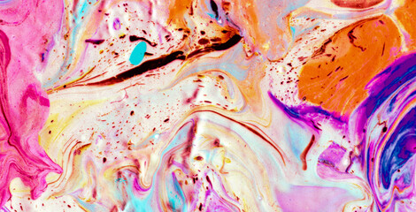 Radiant Splatter Symphony of Colors and Textures Forming a Vivid and Dynamic Background