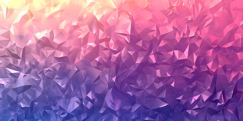 Grainy Gradient in Stylish Background, Geometric Blur: Polygonal Style with Grainy Gradient Background, Abstract Mosaic: Grainy Gradient in Polygonal Artistry Background - Ai Generated