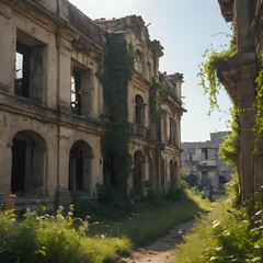 a very old building with a lot of windows