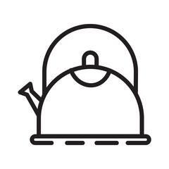 Boiling Kettle Pot Line Icon