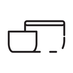 Bowl Dish Tool Line Icon