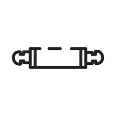 Pin Rolling Tool Line Icon