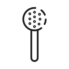 Cooking Food Sieve Line Icon