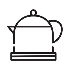 Kettle Kitchen Tool Line Icon