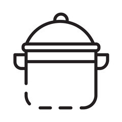 Pot Kitchen Tool Line Icon