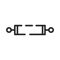 Rolling Kitchen Tool Line Icon
