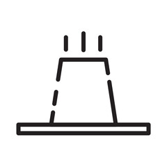 Heat Plant Unit Line Icon