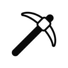 Pickaxe vector icon