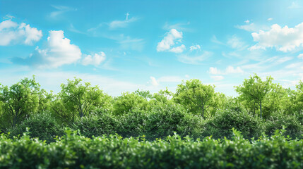 Obraz premium sky, tree, nature, landscape, forest, green, clouds, summer, trees, grass, blue, cloud, field, day, park, hill, environment, outdoors, mountain, spring, countryside, meadow, nobody, pine, scenery