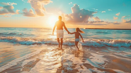 Beach day bliss. picturesque beach scenes, seaside adventures, and sandcastles in the sun