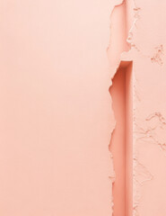 Background, color pattern peach, coral, pink, pastel, beige, peach fuzz, desert flower. The structure of the wall is covered with plaster. Granular structure.