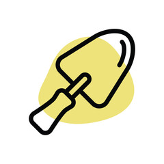 Trowel vector icon
