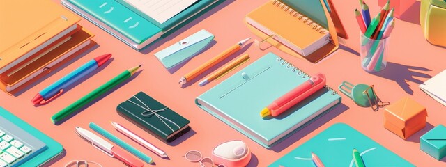 Whimsical illustrations of everyday objects like household items or office supplies for creative branding.
