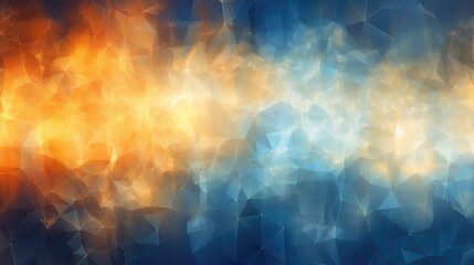 Colorful Light Texture In Yellow Orange Blue Tones - Generative AI