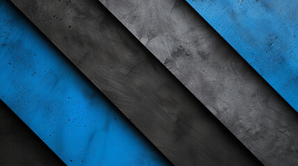 acute diagonal stripes of charcoal gray and cerulean, ideal for an elegant abstract background