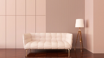 Room interior with Wall Background. 3D rendering ,3D illustration	