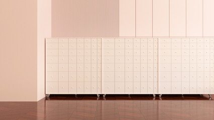 Room interior with Wall Background. 3D rendering ,3D illustration	
