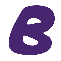 illustration of a letter B