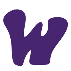 illustration of a letter W