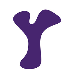 illustration of a letter Y