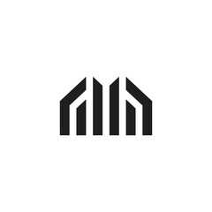Modern Abstract Letter M Logo