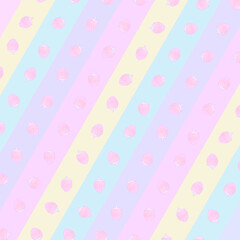 Cartoon strawberry pattern background.
