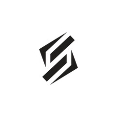 Modern Abstract Letter S Logo