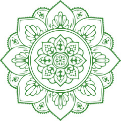 Beautiful mandala art, vector mandala design