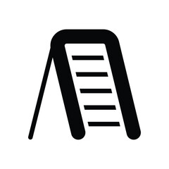 Stepladder vector icon