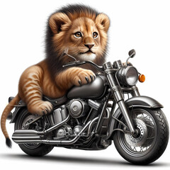 animal lion ride on the Motocycle