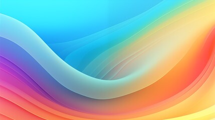 Colorful Abstract Wave Design with Vibrant Gradient Flow.