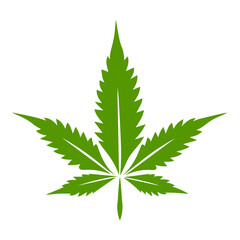 Marijuana icon. Vector illustration, EPS10
