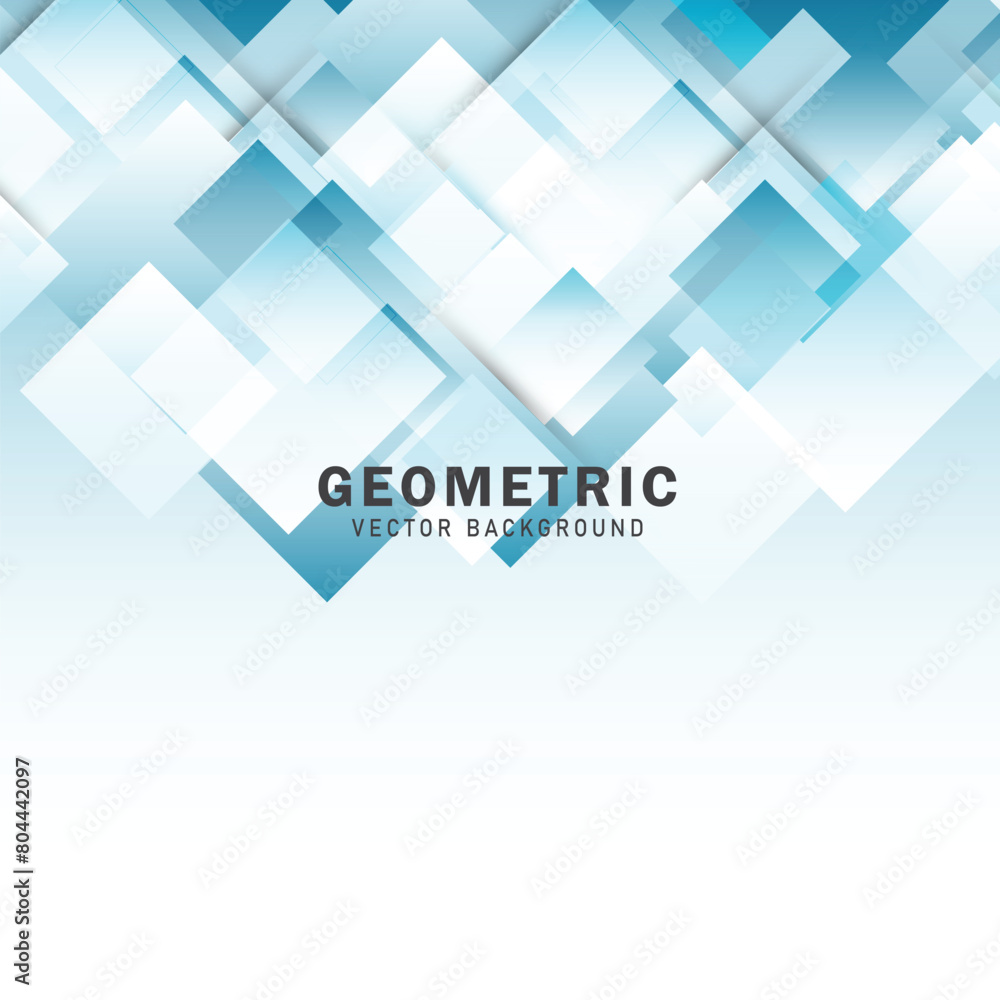 Poster vector geometric abstract background, design with diagonal squares