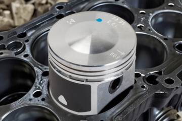 Engine piston, rocker pin
