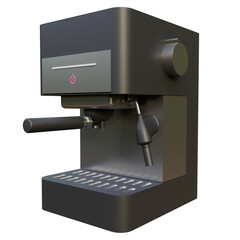 Coffee Machine 3D Icon Illustration for Web,App, etc