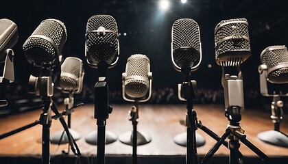 Spotlight on Stage Microphones: A Diverse Array Ready for Performance