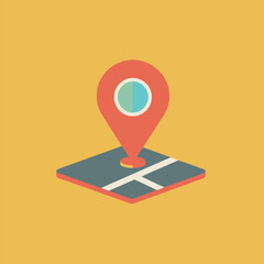 Free vector geotag address location spotter tag favicon icon logo symbol