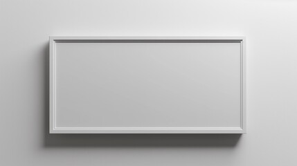 A 3D blender whiteboard with a white border and background