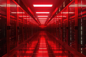 Red server rooms