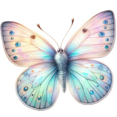 Butterfly Flowers Sublimation Clipart