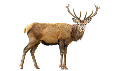 Obraz premium deer isolated on white background.