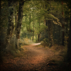 Enchanted Forest Trail - A Mysterious and Serene Nature Path