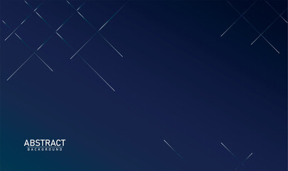 deep blue and sky blue Gradient white line shape elements abstract background