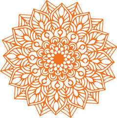 Beautiful mandala art, vector mandala design