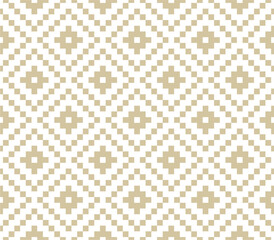 Seamless abstract geometric pattern in classic style