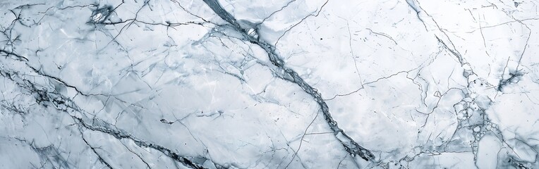 Elegant White Marble Texture With Grey Veins