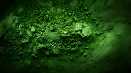texture poudre verte, généré par IA