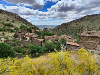 Beautiful panoramic of Patones de Arriba, Spain