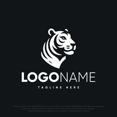  Lion with crown logo template