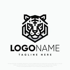  Lion with crown logo template